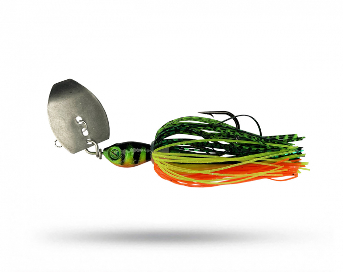 Fin Custom Chatterbaits 10 gr - Fire Tiger i gruppen Fyndlådan hos Örebro Fiske & Outdoor AB (FC Chatter10-FT)